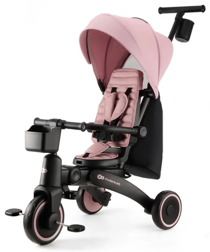 KINDERKRAFT - Gyerek tricikli JAZZ 2 rózsaszín