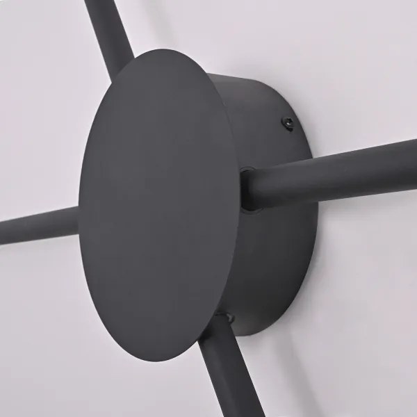 Brilagi - LED Fali lámpa LUGO QUATTRO LED/16W/230V fekete