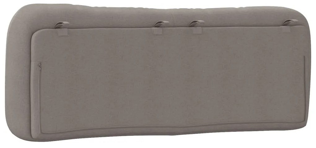 tópszínű szövet fejtámla párna 120 cm