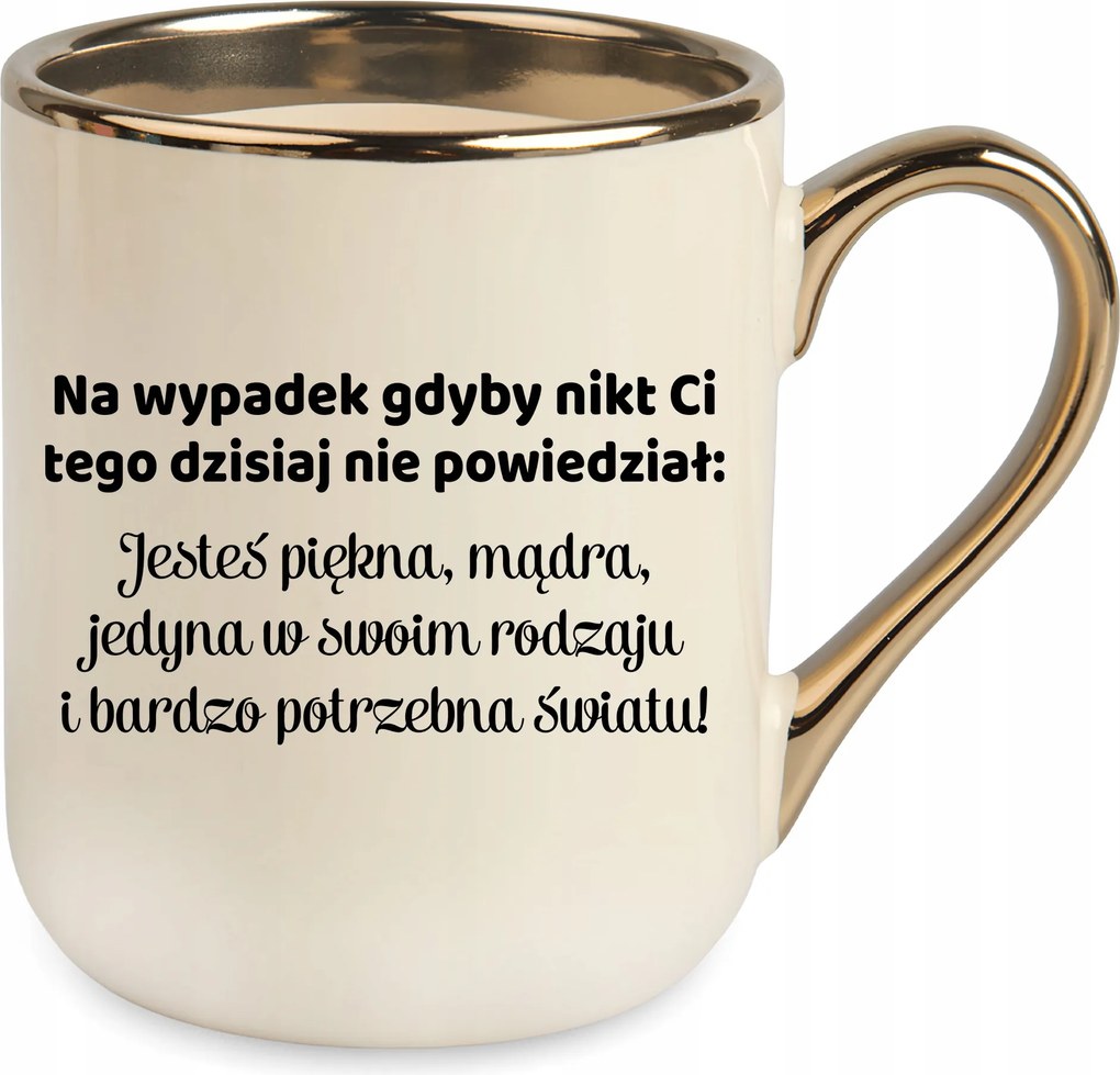 Bögre Arany Elegáns Ajándék Barátnő Kolléganőnek Születésnapra