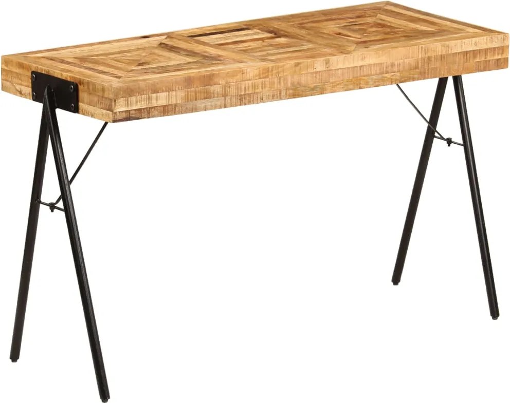 vidaXL tömör mangófa íróasztal 118 x 50 x 75 cm