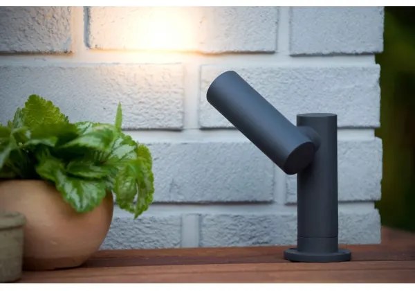 Lucide 27893/05/29 - LED Kültéri lámpa TATUM LED/5W/230V IP65 14 cm antracit