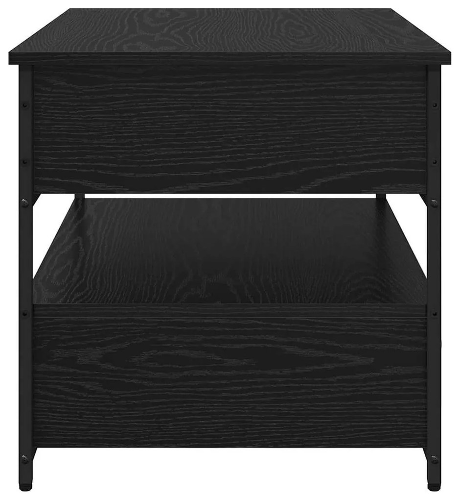 Dohányzóasztal fiókkal Musta tammi 70x50x50cm Faanyag