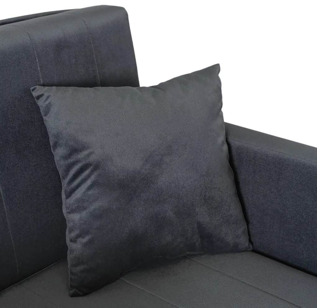 Egyszemélyes kihúzható fotelágy szürke színben – VERO