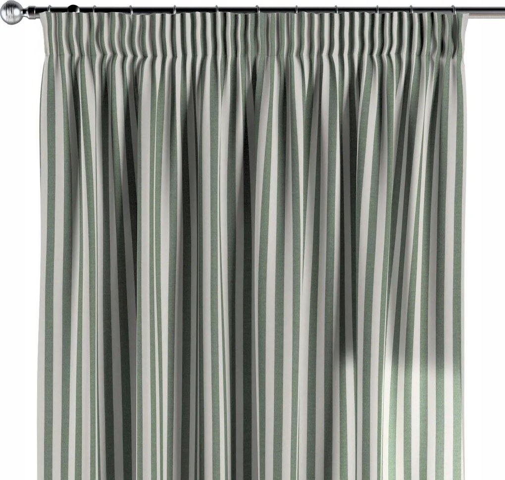 Dekoria Függöny ráncoló szalaggal 1 db 130x260cm zöld árnyalatok