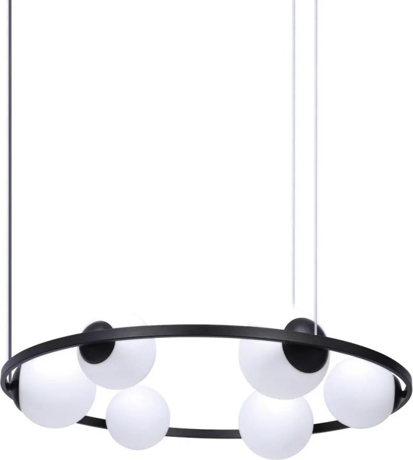 ZUMA LINE 5007 ORBIT Modern Függesztett Lámpa Fehér, Fekete E14/E27 IP20