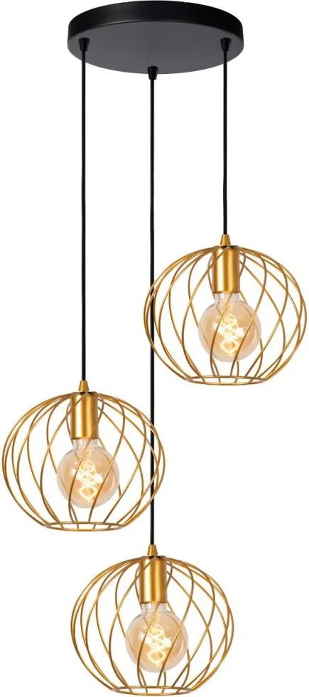 LUCIDE 21428-13-02 DANZA Vintage Függesztett Lámpa E27 IP20