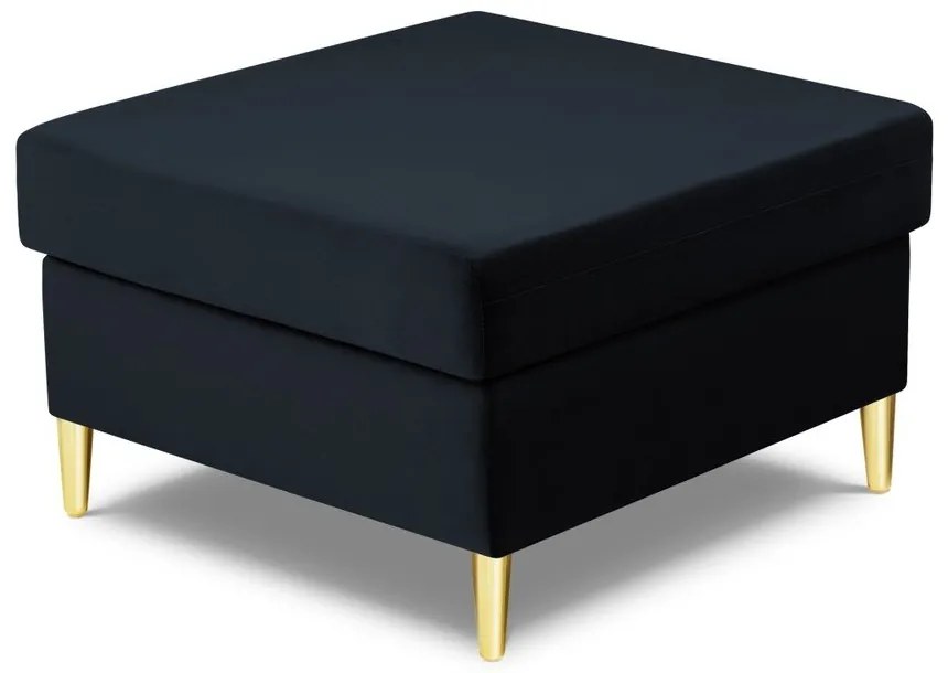Sötétkék bársony lábtartó Kyoto – Cosmopolitan Design