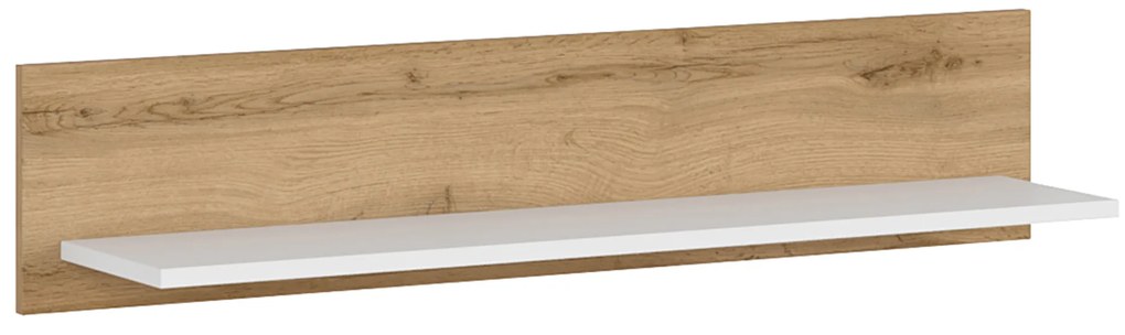 Polc 100 cm Vilgi 100 (fehér + wotan tölgy). 1064645