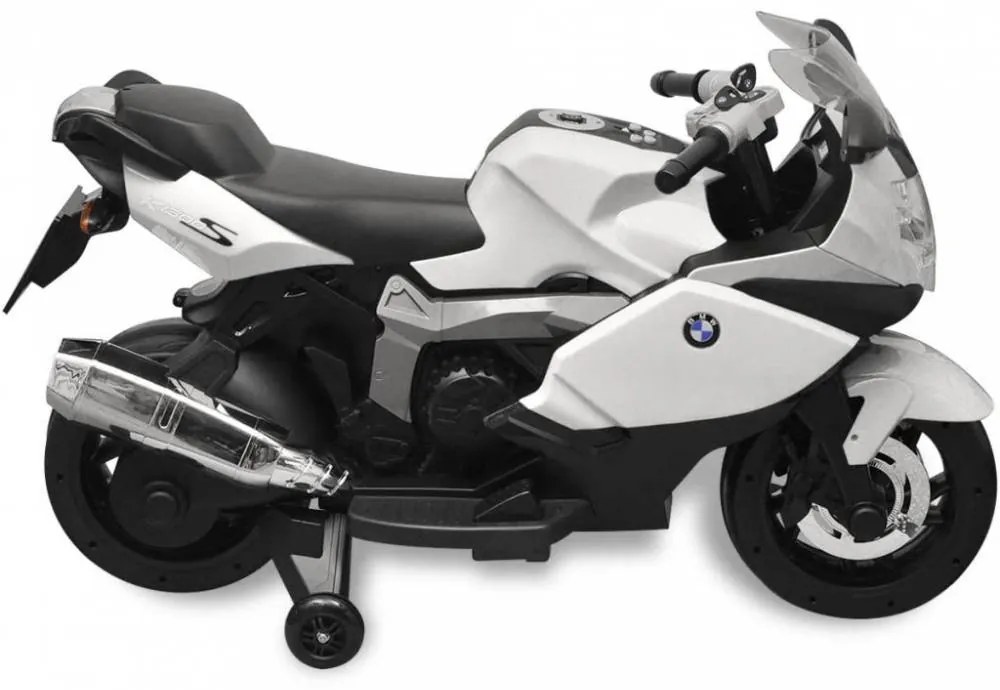 Elektromos bmw 283 gyerek motorkerékpár 6 v fehér