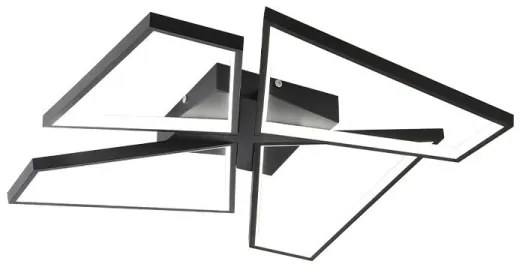 LED állítható mennyezeti lámpa 115W 230V 3000-6500K fekete + DO