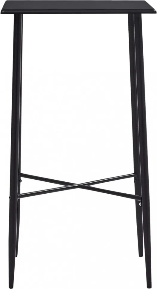 fekete MDF bárasztal 60 x 60 x 111 cm