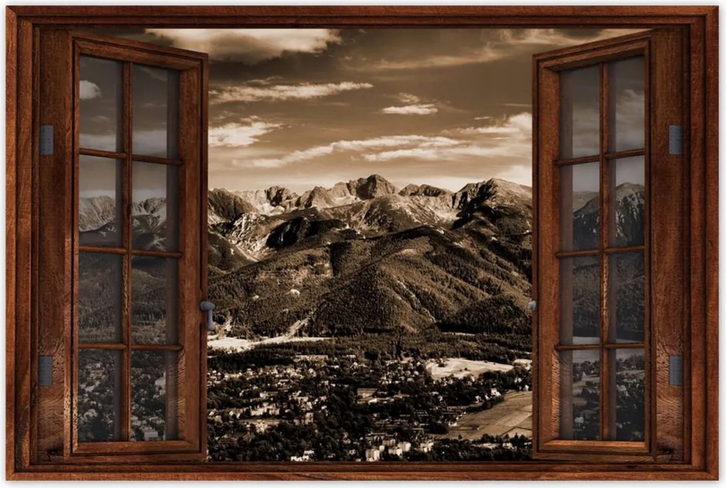 Poszterek 90x60 Tátra Lengyel hegyek Kilátás