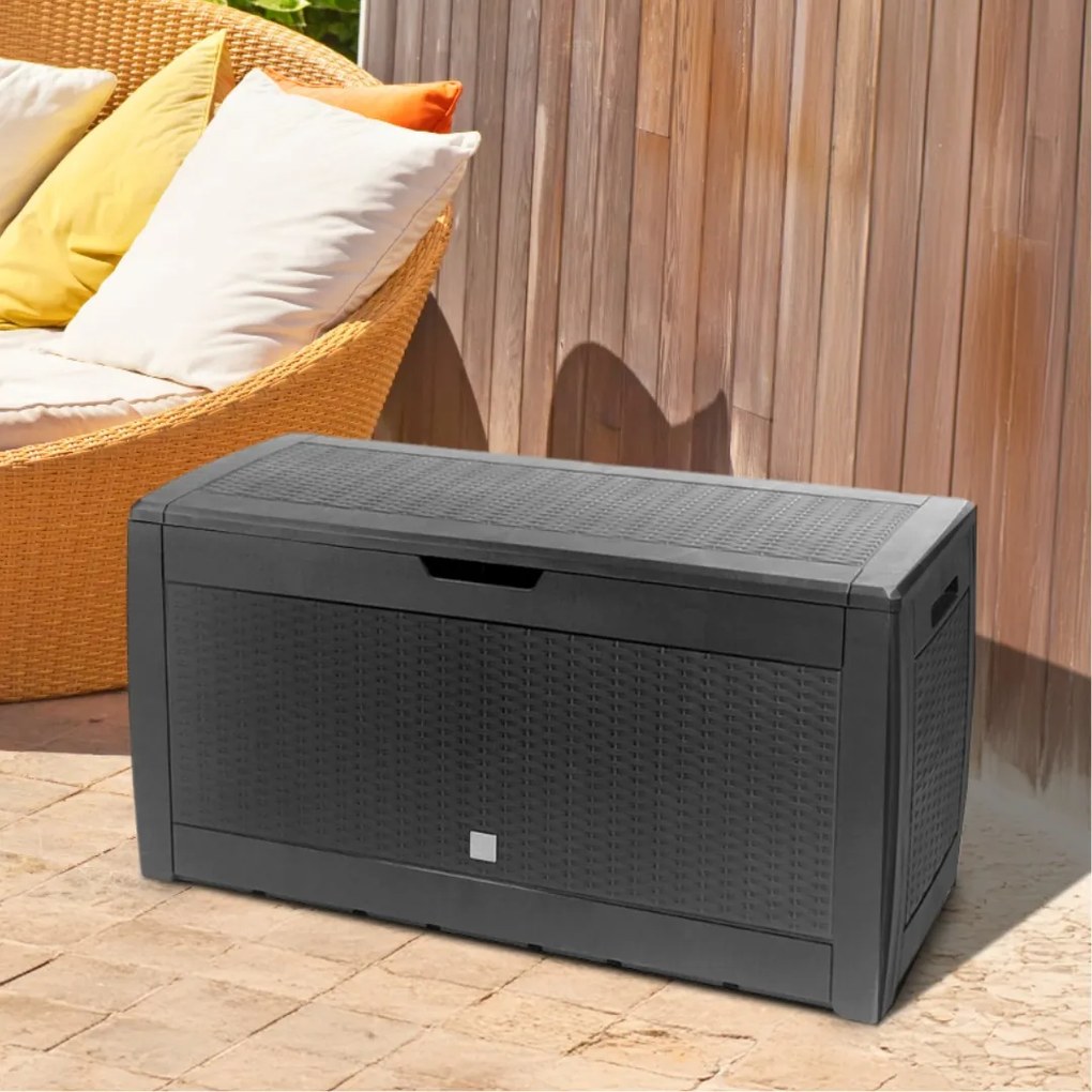 RATO tárolódoboz, 310L, 119x48x60 cm, antracit Prosperplast