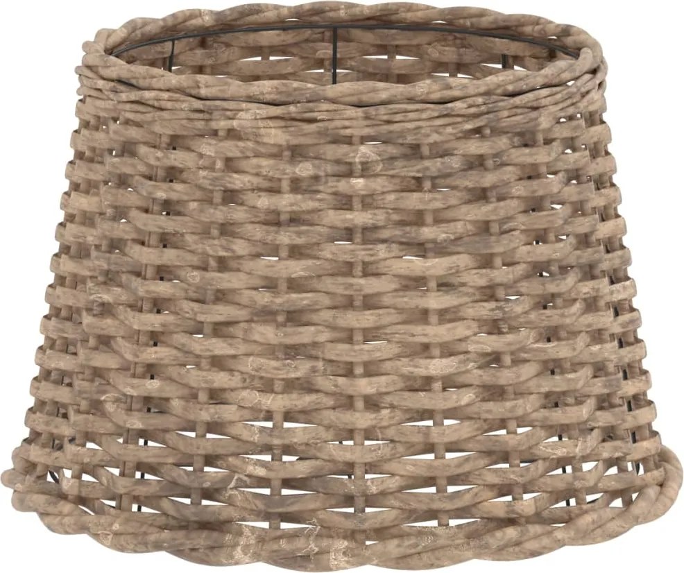 vidaXL barna fonott lámpaernyő Ø40 x 26 cm