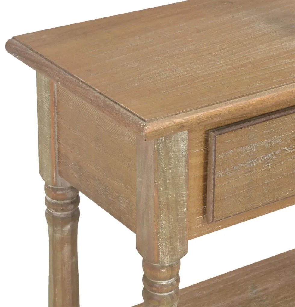 szerelt fa tálalóasztal 110 x 30 x 76 cm