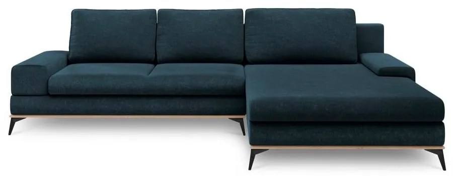 Planet olajkék kinyitható sarokkanapé, jobb oldali - Windsor &amp; Co Sofas