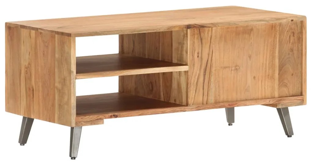 Tömör akácfa dohányzóasztal 90 x 45 x 40 cm