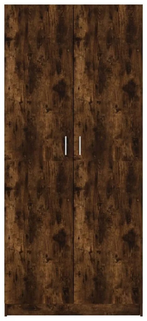 vidaXL füstös tölgy színű szerelt fa ruhásszekrény 80 x 52 x 180 cm
