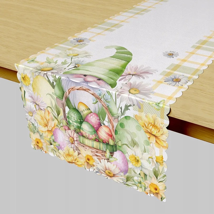 Húsvéti Gnómok Nina Vízálló futófelület, 38x140cm, színes