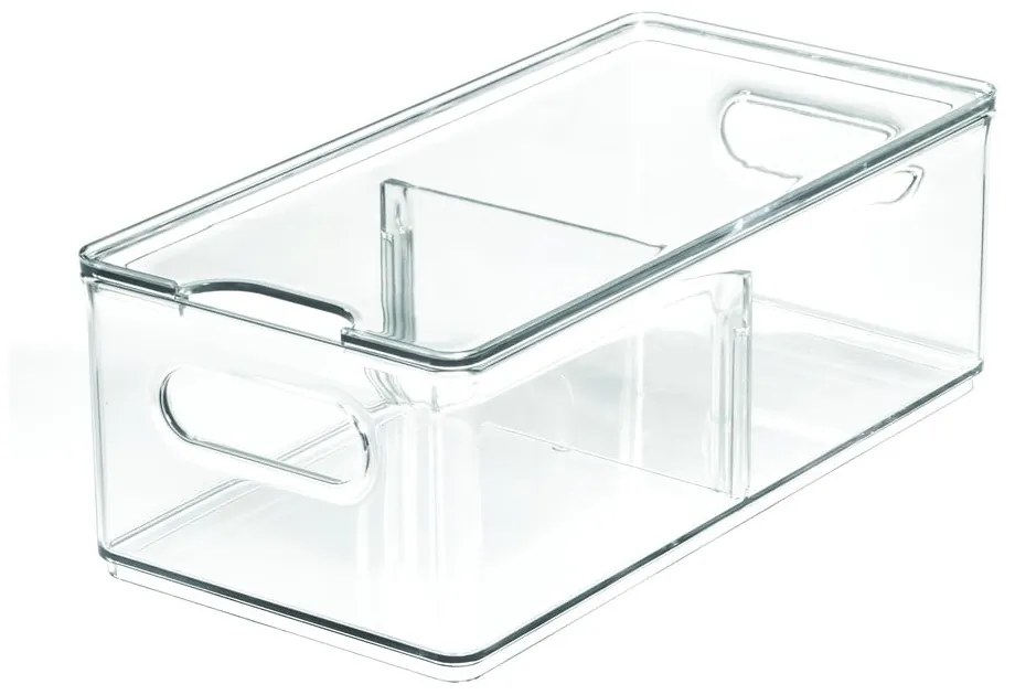 Átlátszó tárolódoboz fedéllel, 30,5 x 15,2 x 10,8 cm - iDesign The Home Edit