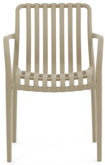 Bézs Műanyag Kerti Szék. CT-X7029 CAP