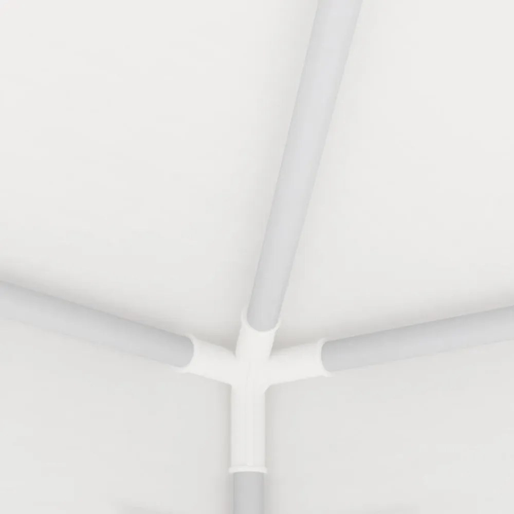 fehér rendezvénysátor oldalfalakkal 4 x 9 m 90 g/m²