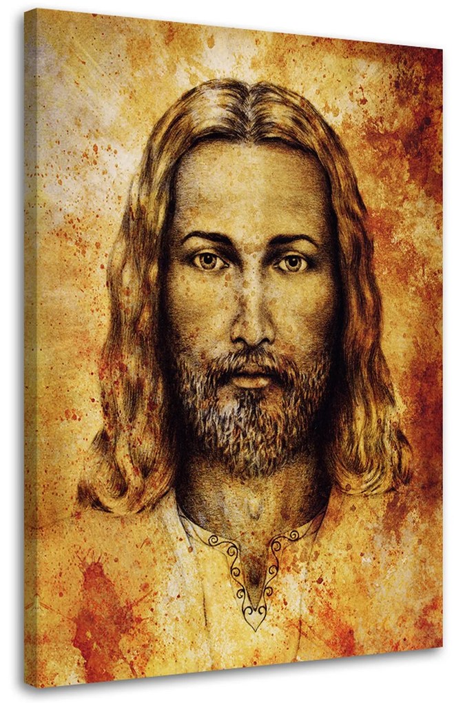 Gario Vászonkép A torinói lepel, Jézus Krisztus arca Méret: 70 x 100 cm