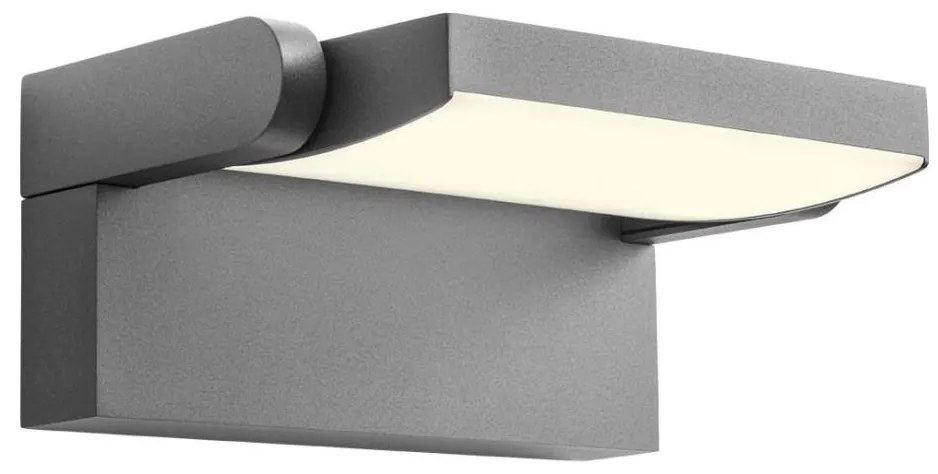 Redo 90584 - FLIP LED kültéri fali lámpatest, 20W, 230V, 3000K, IP54, antracit