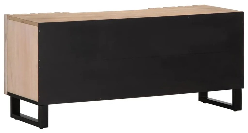 tömör mangófa TV-szekrény 100 x 34 x 46 cm