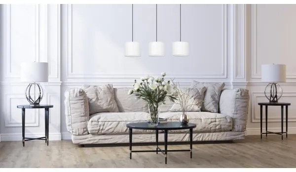 Csillár zsinóron TUZ 3xE27/60W/230V