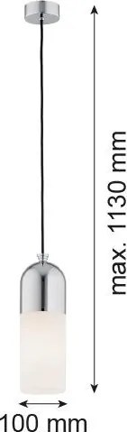 ARGON 4211 BURGOS Egyágú Függesztett Lámpa Fém E27 IP20