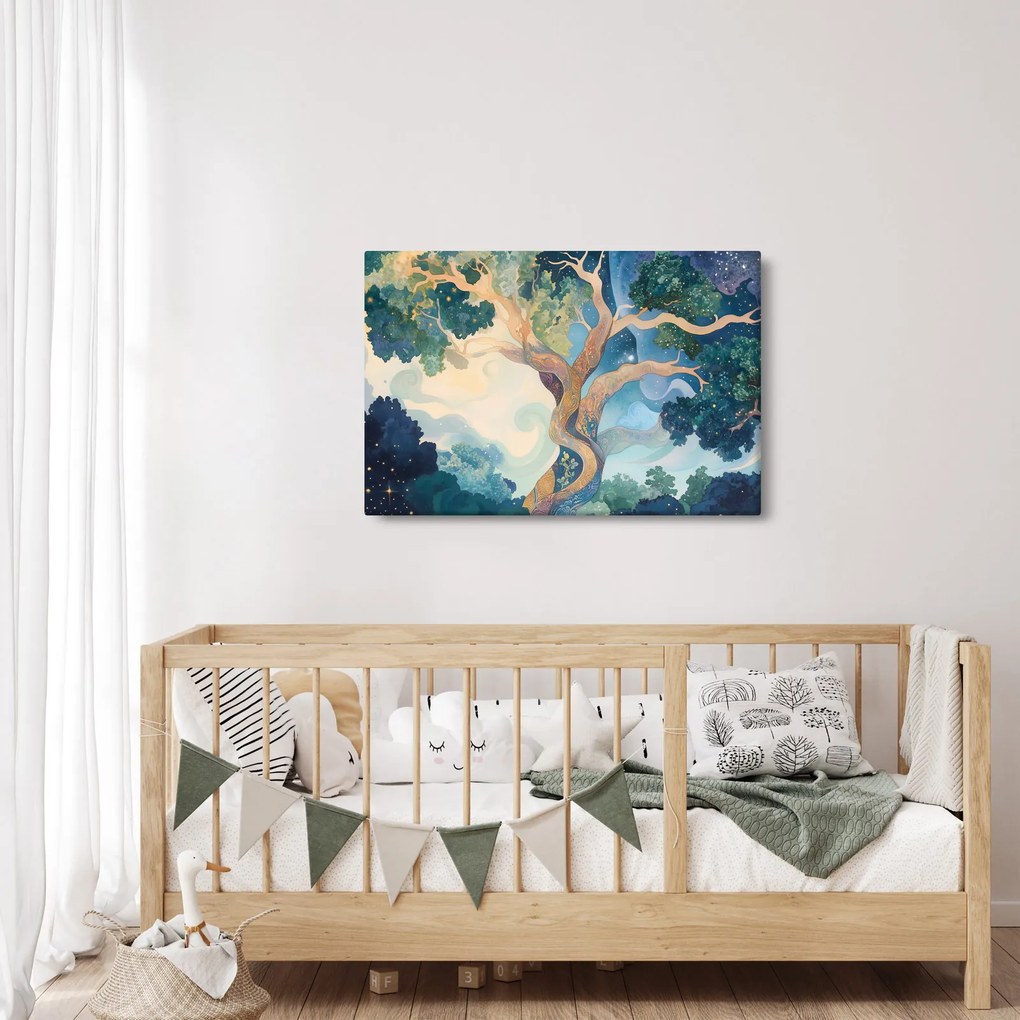 Kép – Kozmikus fa (90x60 cm)