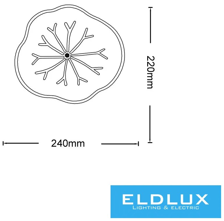 UNIVERSO Fali lámpa 13w 1170lm CCT IP20 Fehér 320x110mm