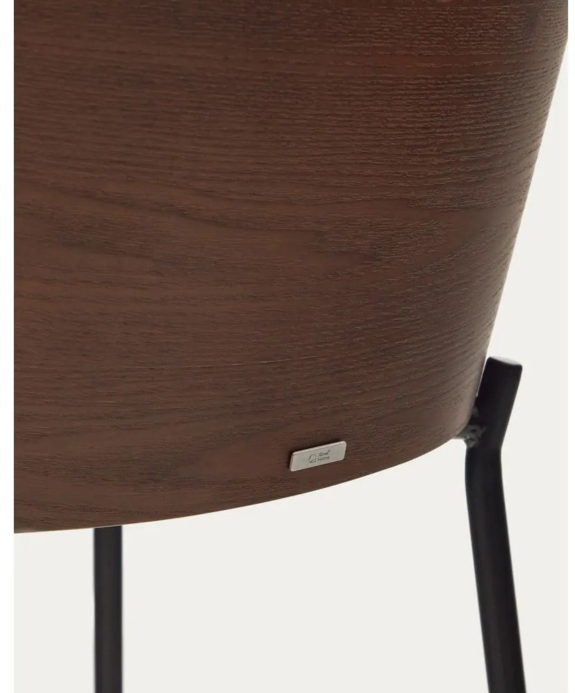 Barna-bézs bárszék (ülésmagasság 65 cm) Eamy – Kave Home