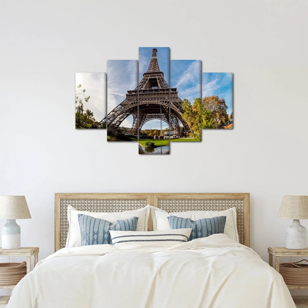 Kép - Eiffel-torony színes (150x105 cm)