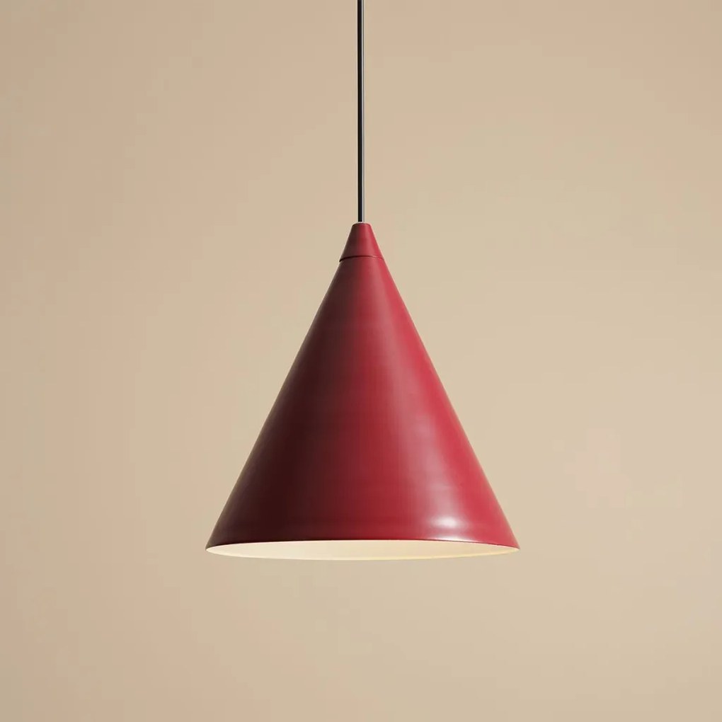 ALDEX 1108G15 FORM Modern Függesztett Lámpa Fekete, Piros E27 IP20