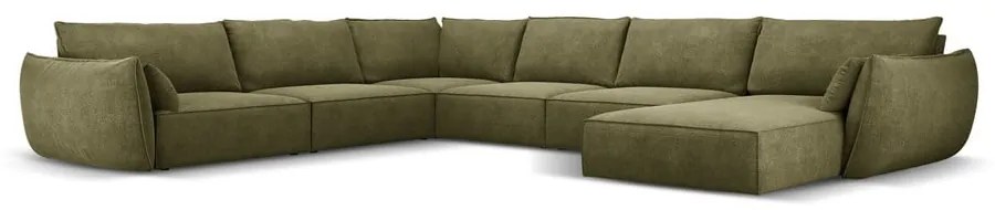 Zöld sarokkanapé (bal oldali) Vanda – Mazzini Sofas