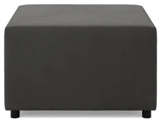 Zeus puff, szövet anyag, 70x70, szürke