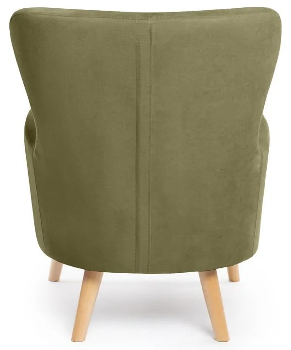 Zöld füles fotel Noemye – Bonami Selection