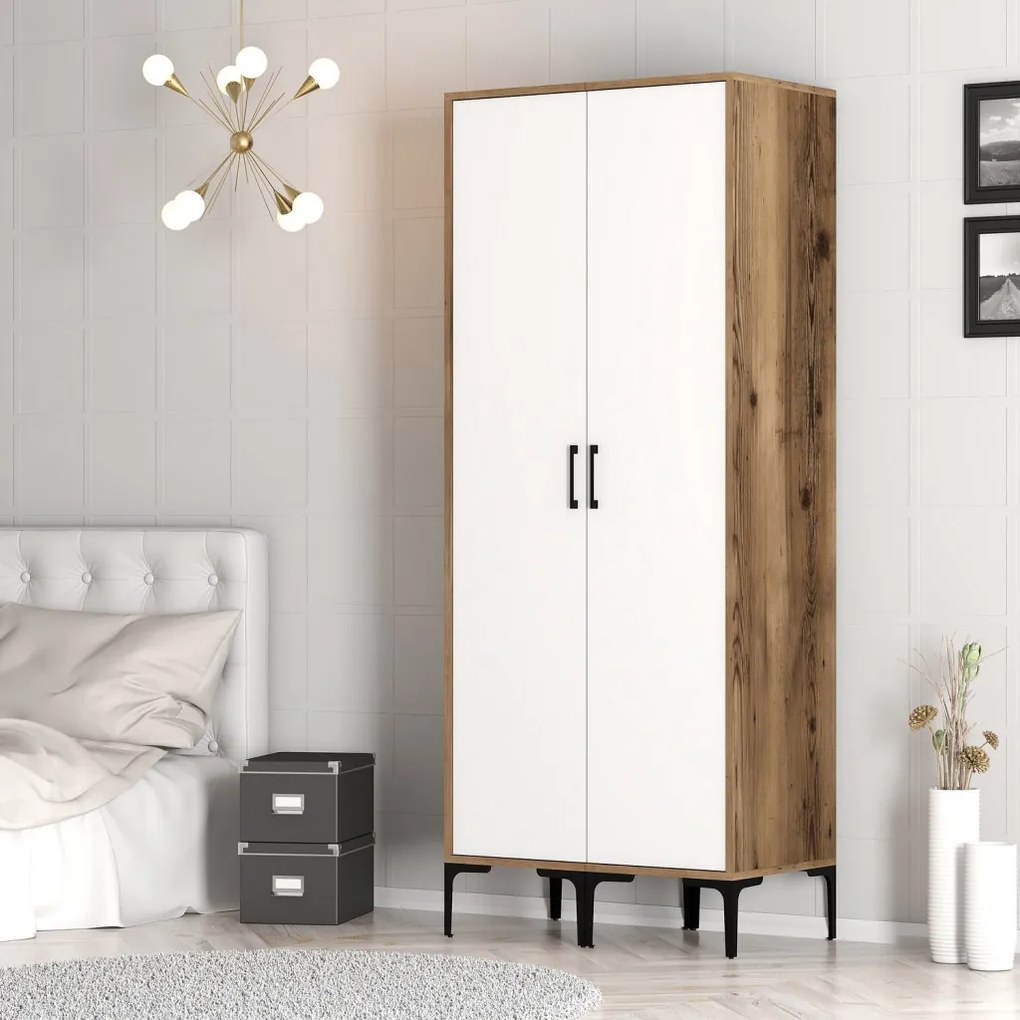 Kumsal SS - Walnut, White
