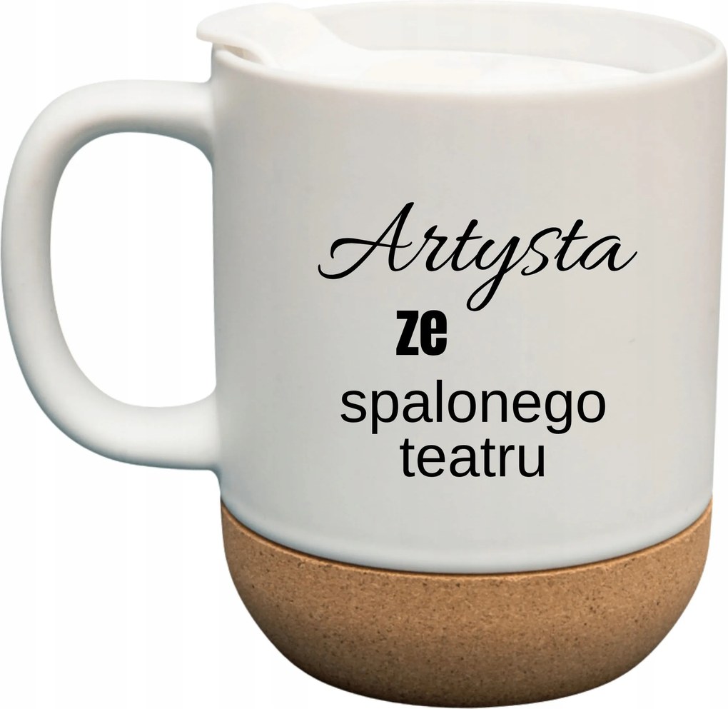 Fehér Bögre Parafa Vicces Ajándék Apák Napja Művész A Leégett Színházból