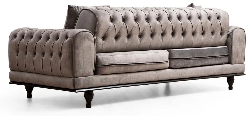 Design ágyazható kanapé Rococo 220 cm antracit