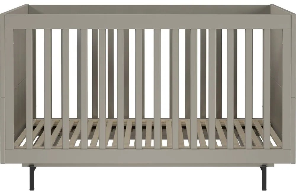 Szürke gyerekágy ágyráccsal 70x140 cm Tomino – Germania