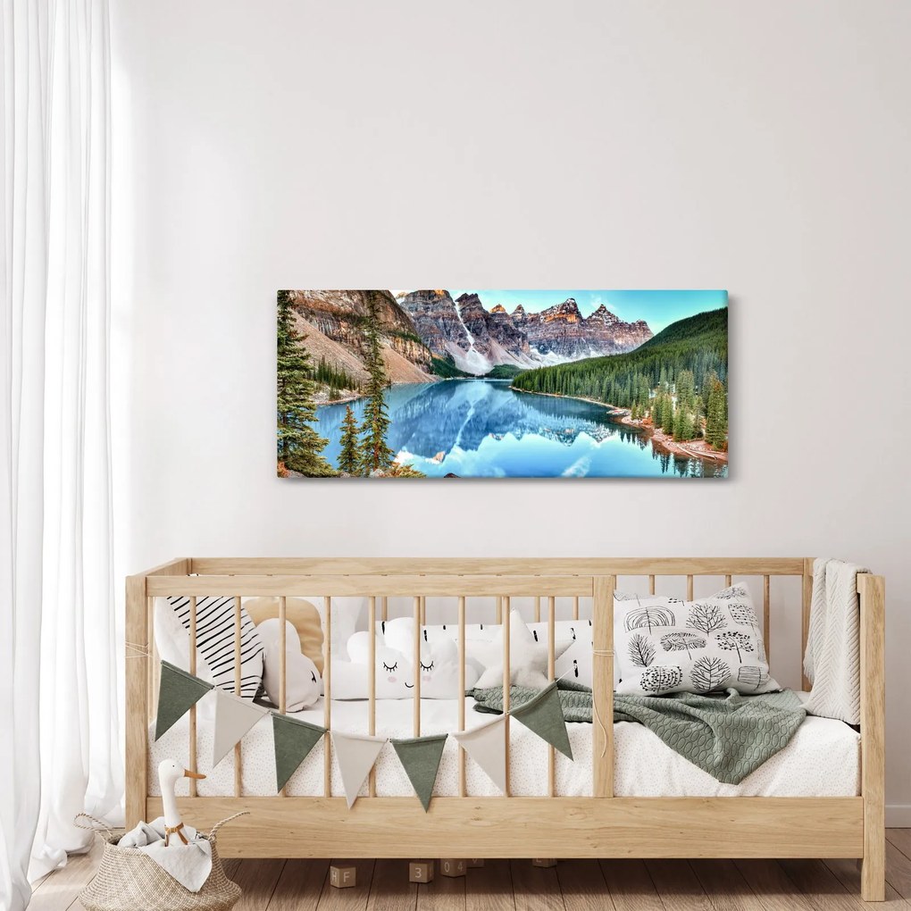 Kép - Moraine-tó (120x50 cm)