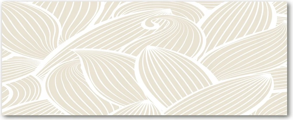 Modern üvegpanel a konyhába Levelek minta XXL