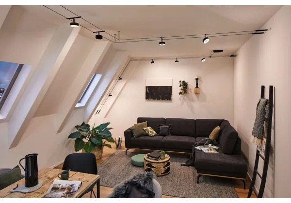 Paulmann 94479 - 5x5W LED CIRCLE spotlámpa 230V fekete készlet