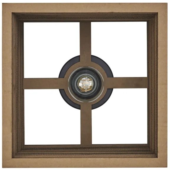Ledvance - Mennyezeti lámpa DECOR CARDBOARD 1xE27/15W/230V 25x25 cm