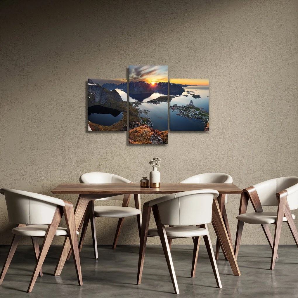 Kép - Hegyi táj, Norvégia (90x60 cm)
