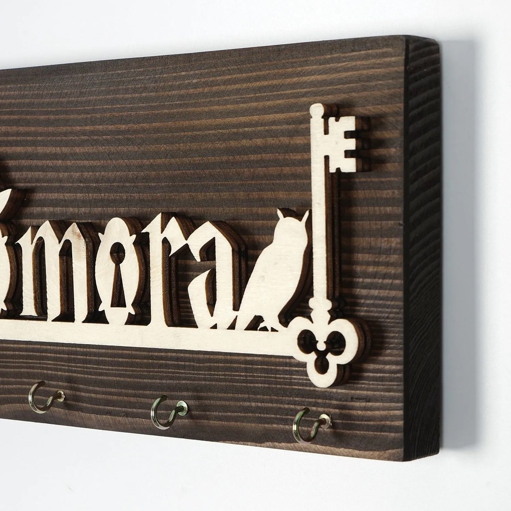 Fali dekoráció - kulcstartó tábla, laz157